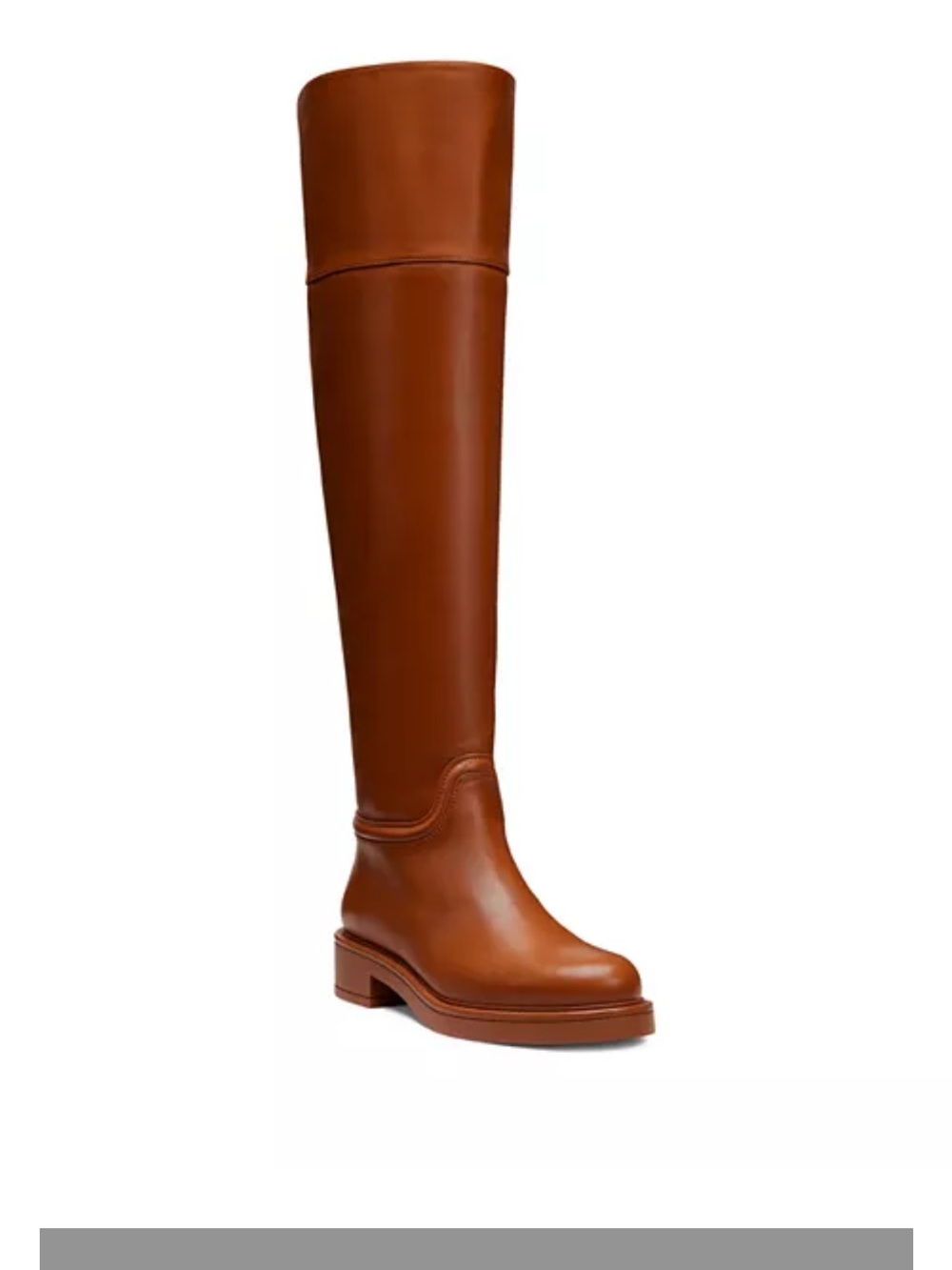 Stuart Weitzman Celia Over-the-Knee Boot in Cognac Brown